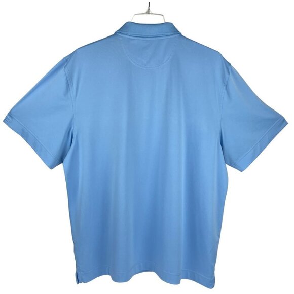 Cutter & Buck CB Drytec Men's Shirt Blue Size XL Short Sleeve Golf Polo - Picture 2 of 12